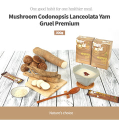 Cháo nấm, Codonopsis Lanceolata & Khoai mỡ ăn liền