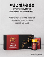 Korean Fermented Red Ginseng 2550mg (per serving) Extract (240gx4)