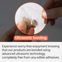 Korean Red Ginseng Roasted Tea (2g x 10 Bags) – 100% Roasted Red Ginseng, Caffeine-Free