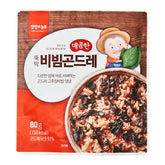 Spicy Bibim Gondre 80g x 6 – Ready-to-Eat Korean Thistle Bibimbap Mix, No Cooking Needed