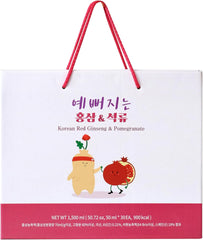 Korean Red Ginseng Tonic & Pomegranate – Radiant Daily Wellness for Women (50ml × 30 pouches)