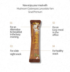 Cháo nấm, Codonopsis Lanceolata & Khoai mỡ ăn liền