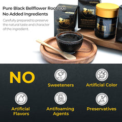 Premium Korean Black Bellflower Root Extract (100g) | 100% Pure Doraji Concentrate for Throat Comfort & Vitality