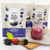K-Makgeolli DIY Black Raspberry Korean Rice Wine Kit (No Container) – 3 Packs, Ready in 24 Hours