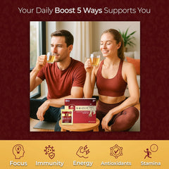 SAMSIDAE Korean Red Ginseng & Ginger Tea (50 Bags) | Supports Energy, Circulation & Digestion