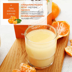 K-Makgeolli DIY Jeju Mandarin Korean Rice Wine Kit (No Container) – 3 Packs, Ready in 24 Hours