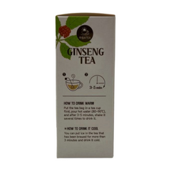 100% Pure Ginseng Tea (10 Eco-Friendly Bags) | Natural Energy & Vitality