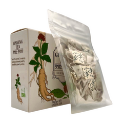 100% Pure Ginseng Tea (10 Eco-Friendly Bags) | Natural Energy & Vitality