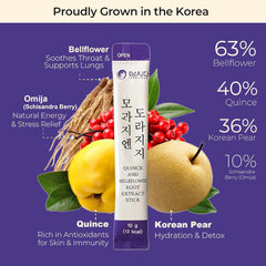 Korea Pear, Quince, Bellflower Extract Stick (10g X 30 Stick pouches)