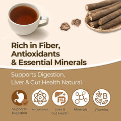 Korean Roasted Burdock Root Tea 120g – Caffeine-Free Herbal Tea for Daily Balance