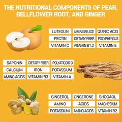 TerraPick Korean Pear & Bellflower Root Juice 60ml x 30 – NFC Cold-Pressed, No Sugar or Water Added