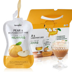 TerraPick Korean Pear & Bellflower Root Juice 60ml x 30 – NFC Cold-Pressed, No Sugar or Water Added