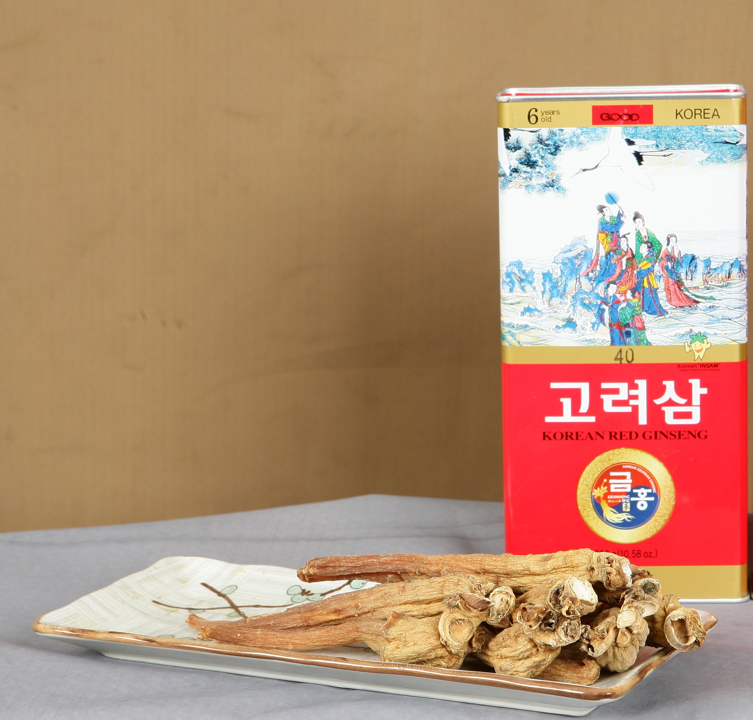 Korean Red Ginseng Whole Root Good Grade 15Ji 300g