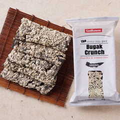 Bugak Crunch Seaweed Crisps (Original) (4 bags)