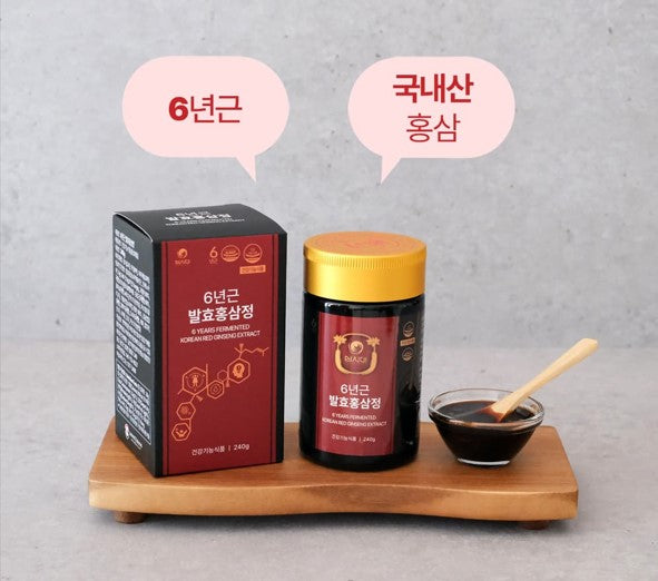 SAMSIDAE 6years Fermented Korean Red Ginseng Extract (240gx4)