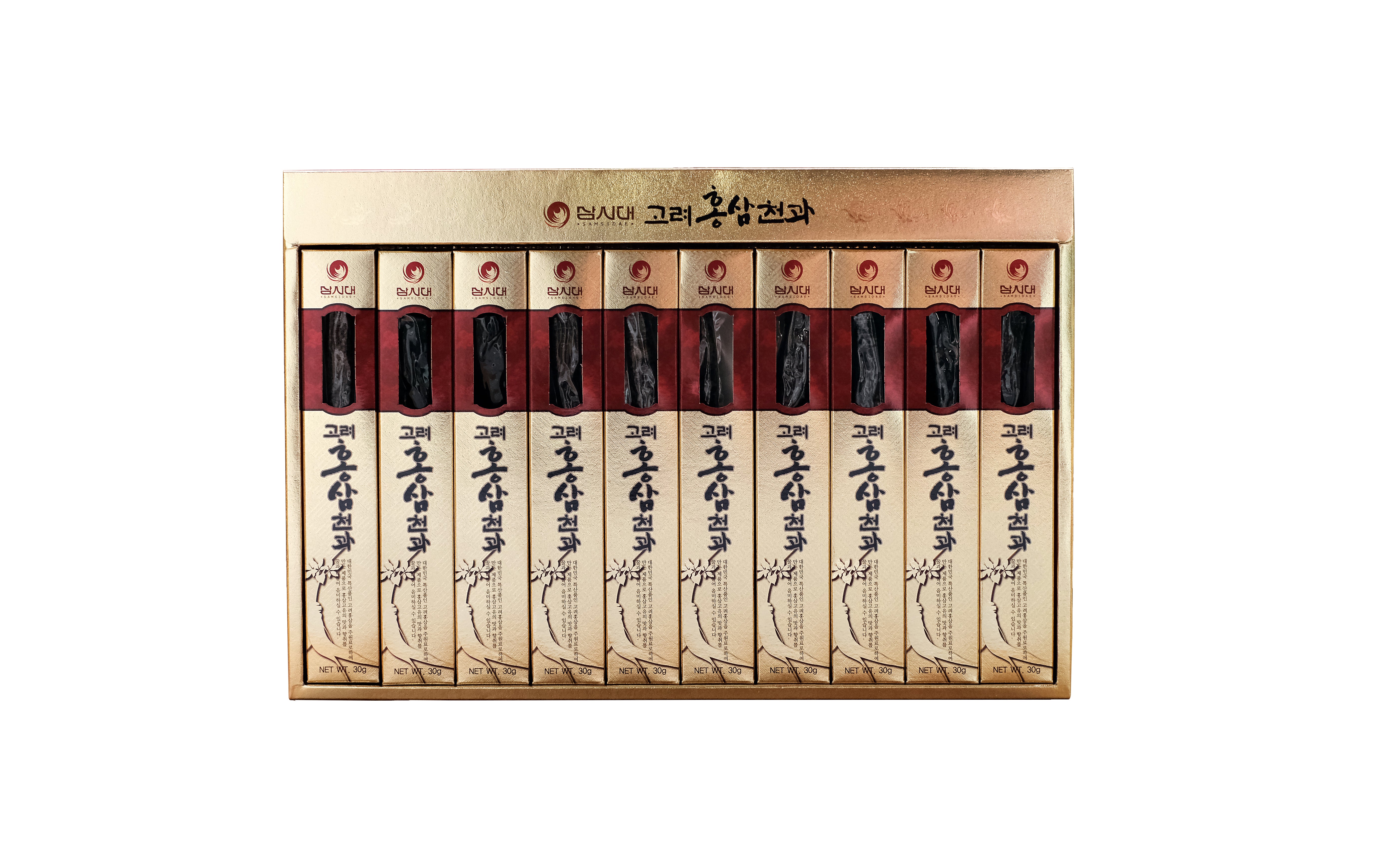Korean Red Ginseng Honeyed Whole Root 300g