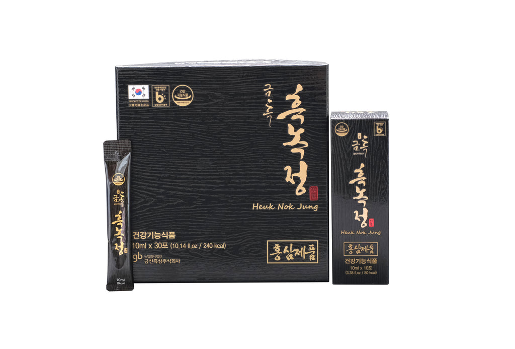 Korean Black Ginseng Extract with Deer Antler Extract Powder Stick HeukNokJung
