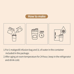 K-Makgeolli DIY Makgeolli Jeju Mandarin 3 Pack(No Container)