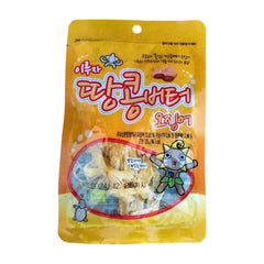 Tasty Dried Squid Snack(Peanut Butter Flavored [0.88oz X 6Bags]