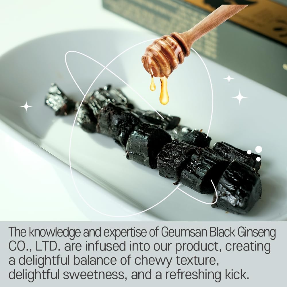 Korean Black Ginseng Honeyed Whole 300g