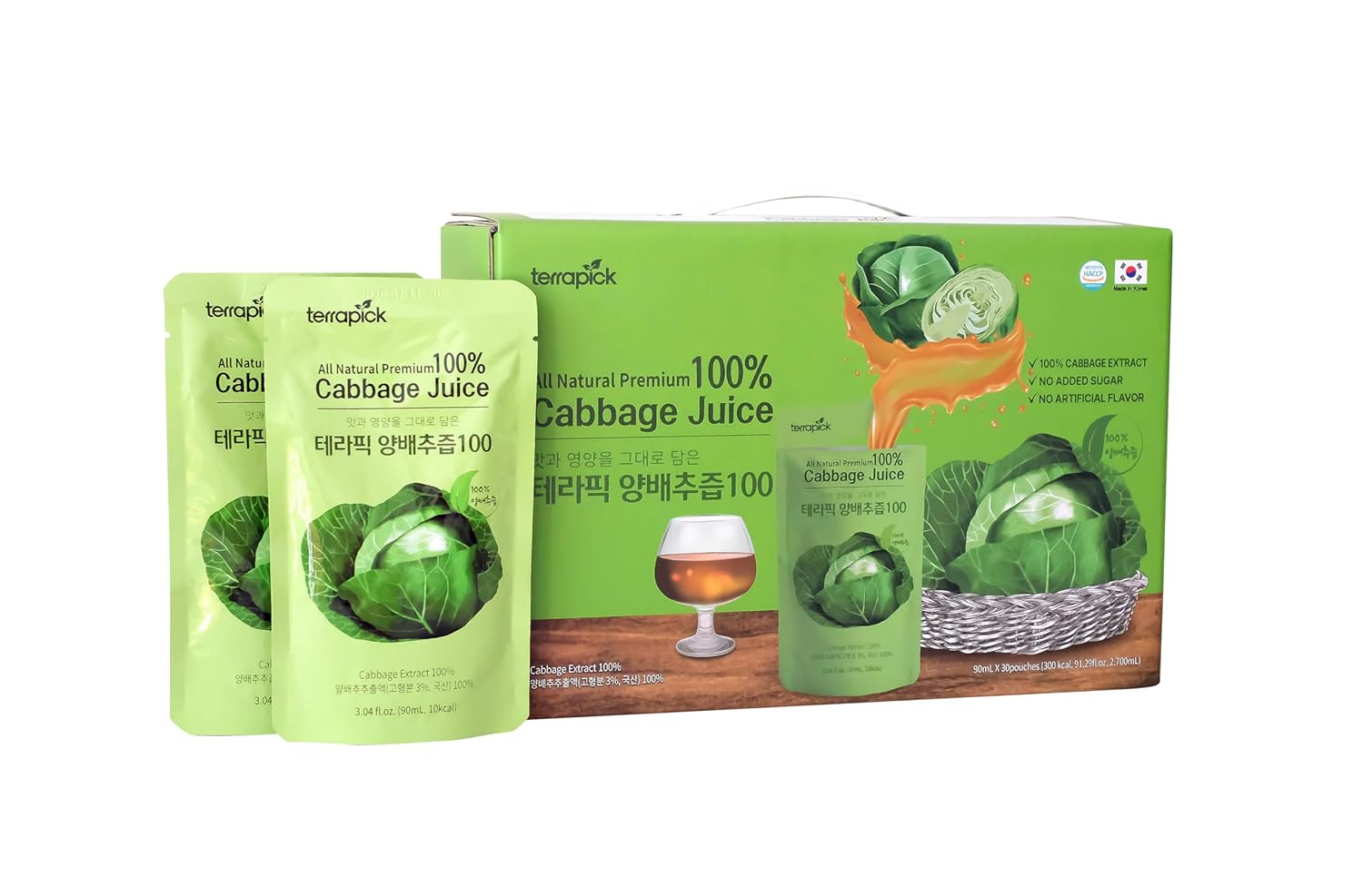 All Natural Cabbage Juice - 100% Korean Cabbage Extract