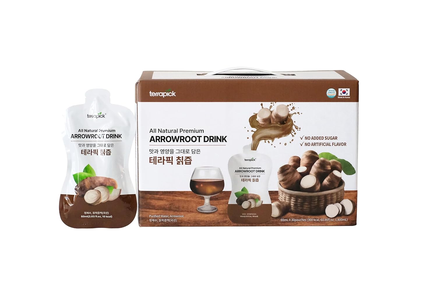 All Natural Premium Arrowroot Drink 60ml x 30 Pouches
