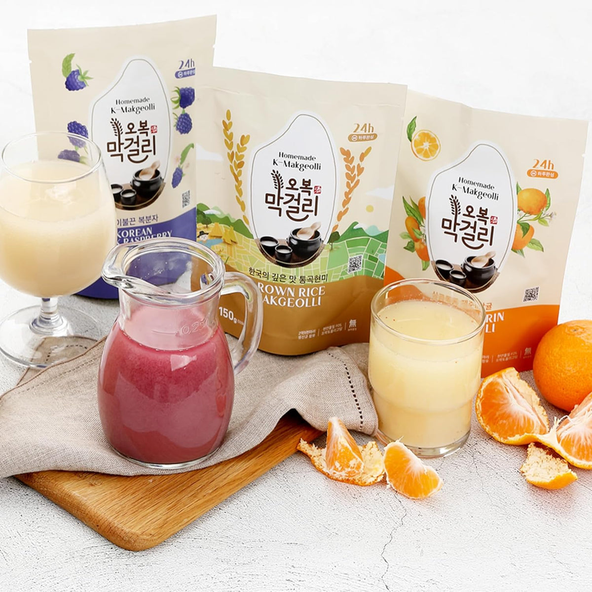 K-Makgeolli DIY Kit 3 Flavors (No Container)