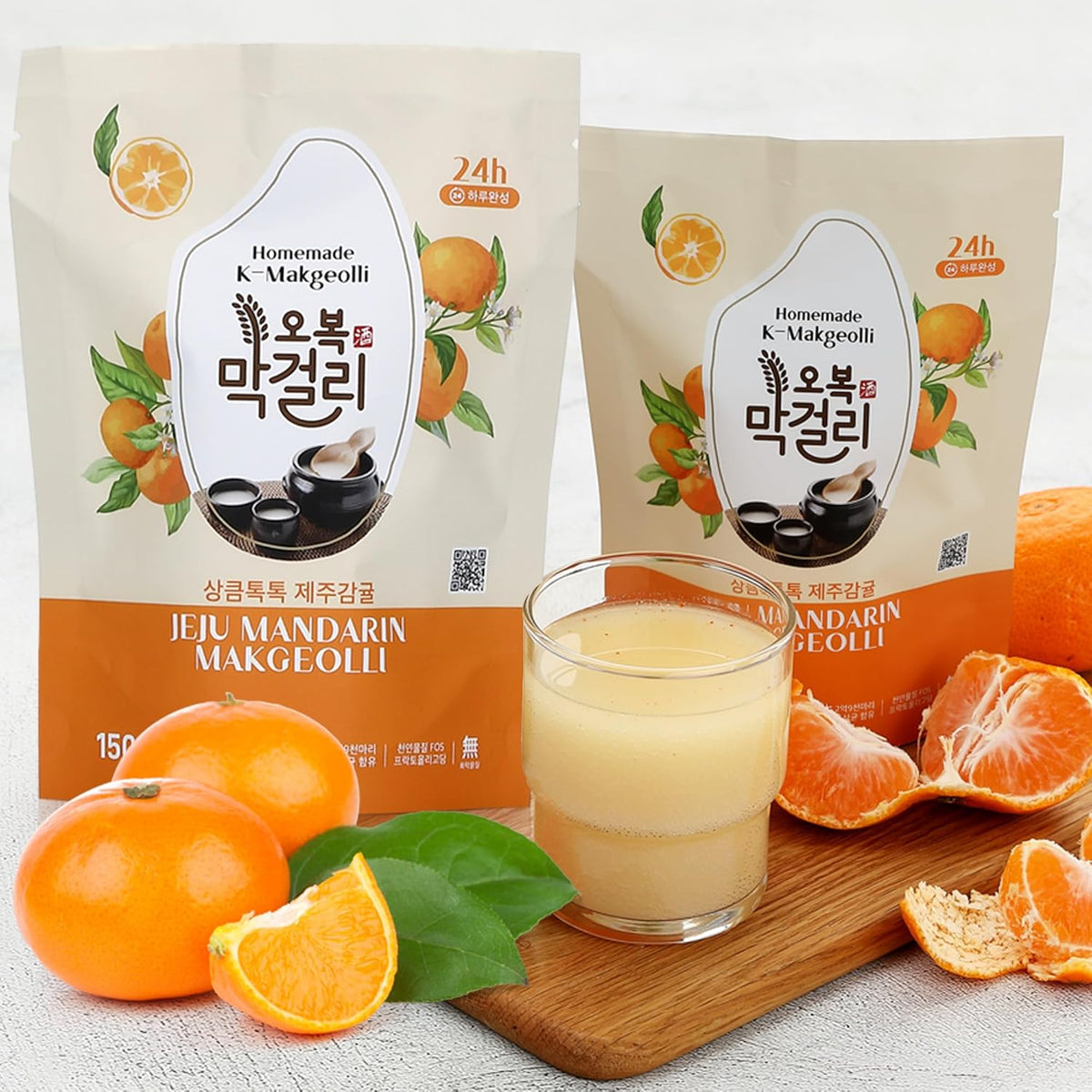 K-Makgeolli DIY Makgeolli Jeju Mandarin Gói 3 (Không Có Hộp Đựng) 