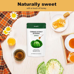 Korean Cabbage Juice (Non-Pesticide) with Honey & Manuka Honey – 30 Pouches