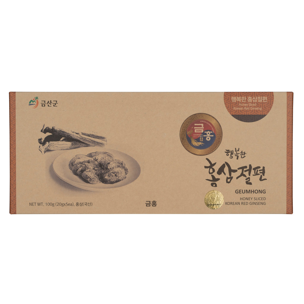 Korean Red Ginseng Honeyed Slice Root 100g