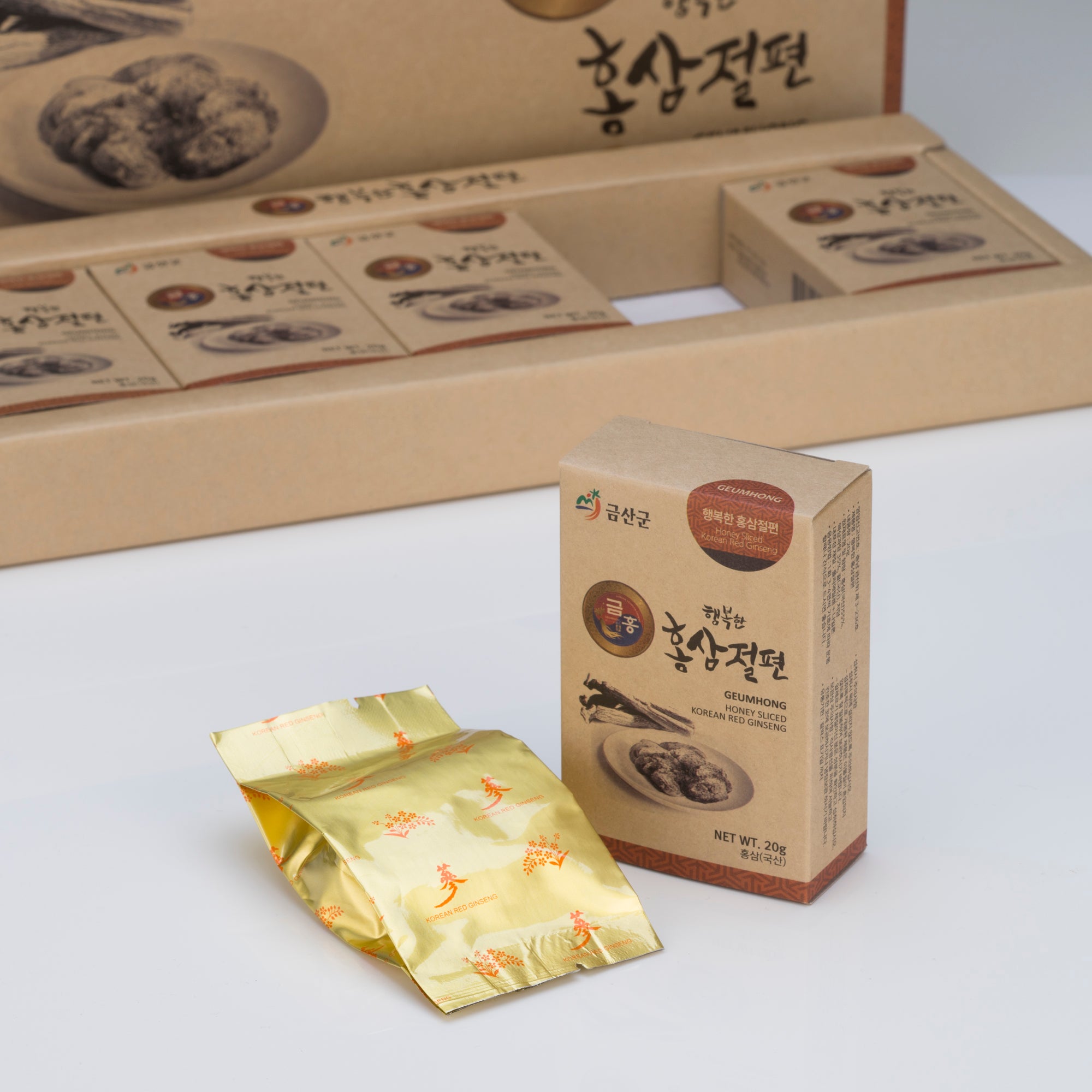 Korean Red Ginseng Honeyed Slice Root 100g