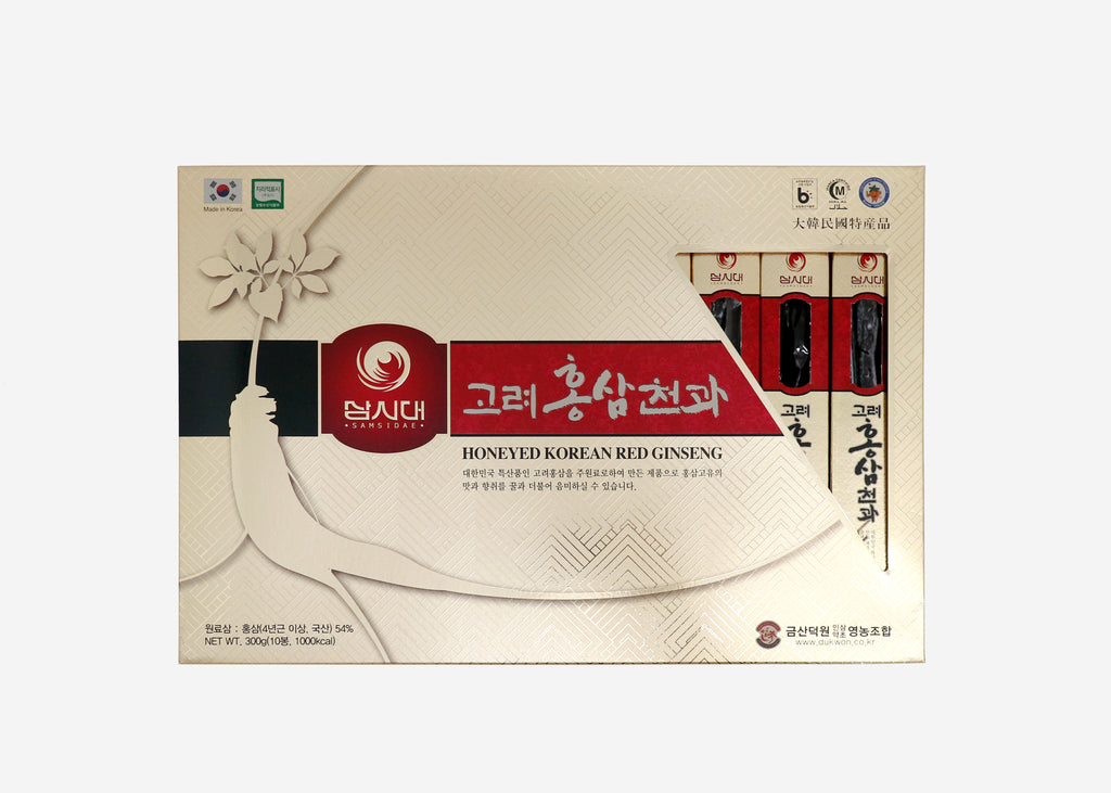 Korean Red Ginseng Honeyed Whole Root 300g