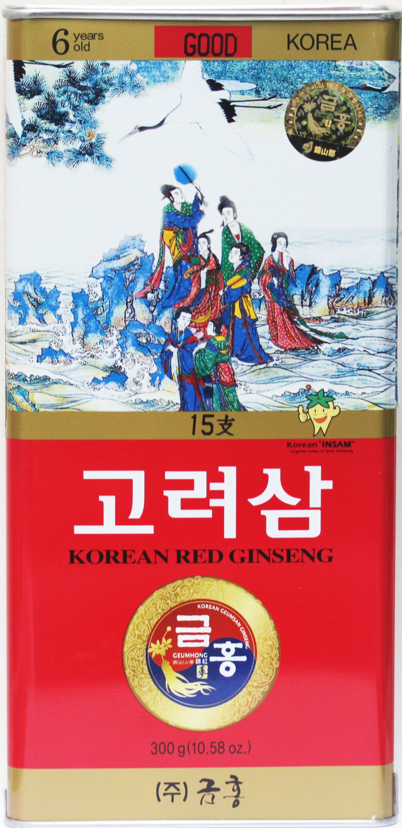 Korean Red Ginseng Whole Root Good Grade 15Ji 300g