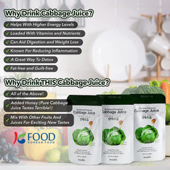 Korean Cabbage Juice Non-Pesticide with Honey & Manuka Honey